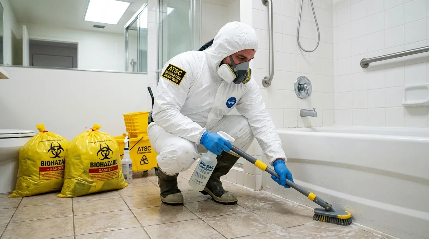 Decontamination equipment deployed for Blood Cleanup in Trophy Club